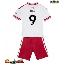 Camisa de Futebol Liverpool Alexander Isak #9 Equipamento Secundário Infantil 2026-27 Manga Curta (+ Calças curtas)